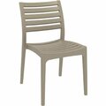 Siesta Ares Outdoor Dining Chair Dove Gray, 2PK ISP009-DVR